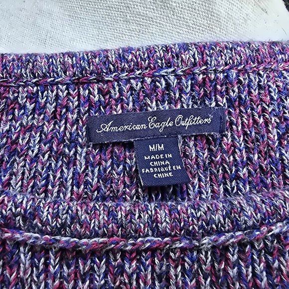 American Eagle Outfitters Multicolor Knit Sweater - Picture 8 of 9